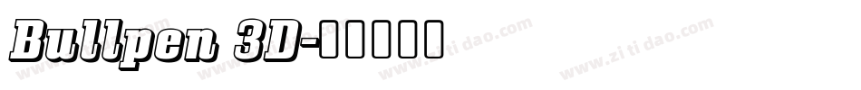 Bullpen 3D字体转换